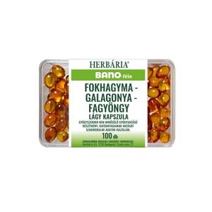 BÁNÓ-FÉLE FOKHAGYMA-GALAGONYA-FAGYÖNGY KAPSZULA   100DB