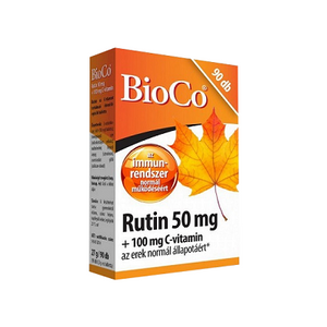 BIOCO RUTIN 50MG + 100MG C-VITAMIN TABLETTA   90DB