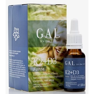 GAL K2+D3 VITAMIN CSEPP FORTE 20ML