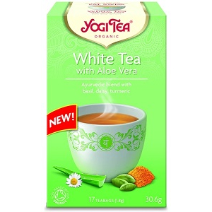 YOGI TEA FEHÉR TEA ALOE VERÁVAL  17x1,8g