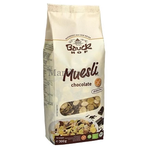 BAUCK HOF BIO GLUTÉNMENTES MÜZLI ÉTCSOKIS 300G