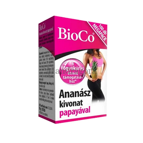 BIOCO ANANÁSZ KIVONAT PAPAYÁVAL MEGAPACK   100DB