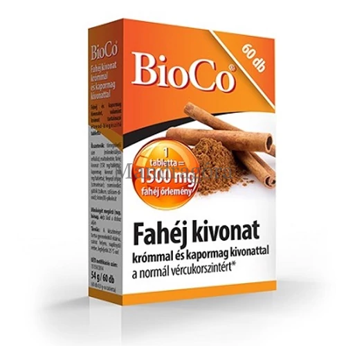 BIOCO FAHÉJ KIVONAT TABLETTA   60DB