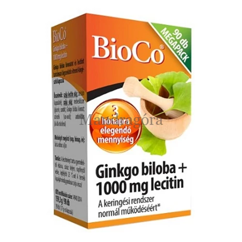 BIOCO GINKGO BILOBA + LECITIN KAPSZULA MEGAPACK   90DB