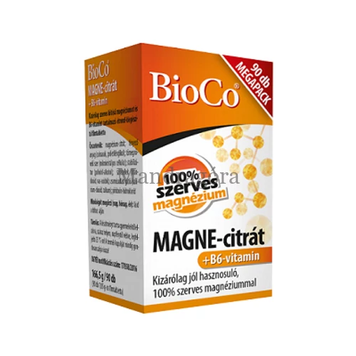 BIOCO MAGNE-CITRÁT B6 VITAMIN MEGAPACK 90DB