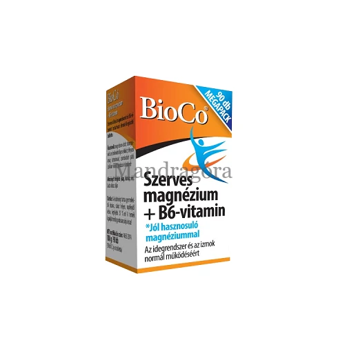 BIOCO SZERVES MAGNÉZIUM+B6 TABLETTA MEGAPACK 90DB