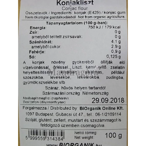 NATURMIND KONJAC LISZT    100g