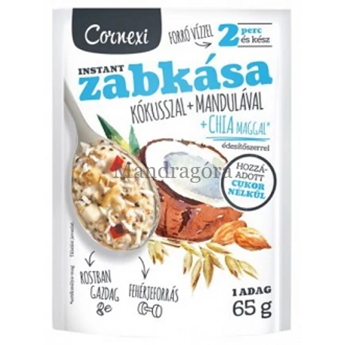 CORNEXI ZABKÁSA KÓKUSZOS-MANDULÁS-CHIA MAGOS   55g