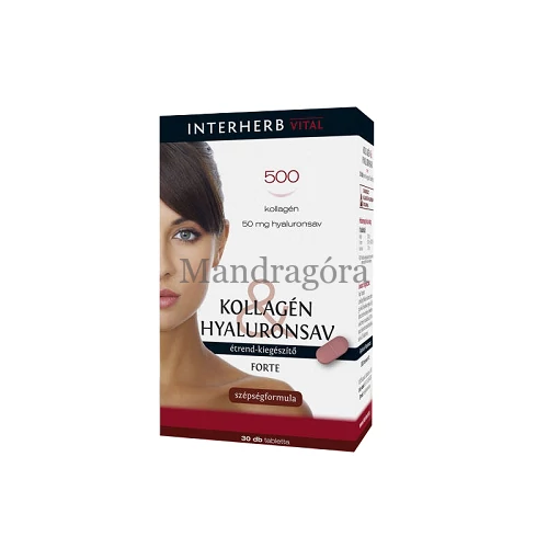 INTERHERB KOLLAGÉN&HYALURONSAV FORTE TABLETTA   30db