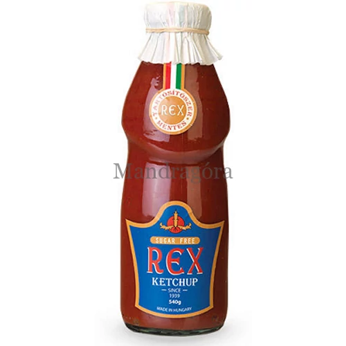 REX KETCHUP SUGAR FREE   500ml