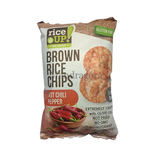 RICE UP CHIPS CSÍPŐS CHILI ÍZŰ 60G