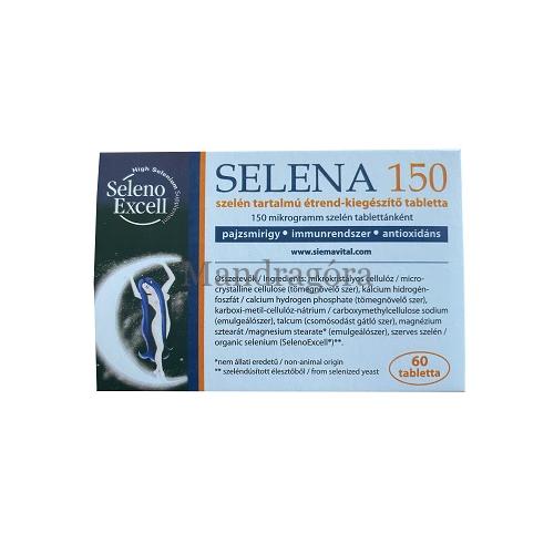 SELENA 150 SZELÉN TARTALMÚ TABLETTA    60db