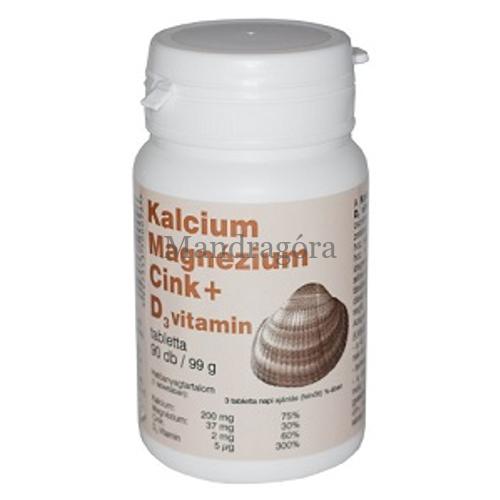 SELENIUM KALCIUM MAGNÉZIUM CINK TABLETTA, 90 db