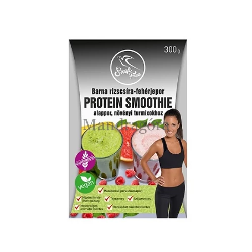 SZAFI FREE BARNA RIZSCSÍRA-FEHÉRJEPOR PROTEIN SMOOTHIE ALAPPOR   300g