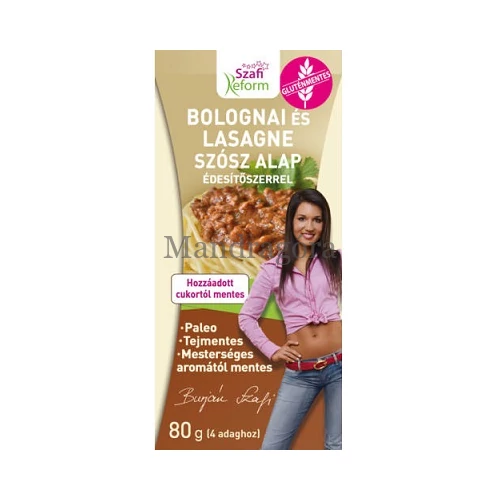 SZAFI REFORM PALEO BOLOGNAI LASAGNE ALAP 80G