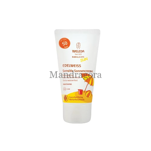 WELEDA EDELWEISS FÉNYVÉDŐ TESTÁPOLÓ SPF50   50ml