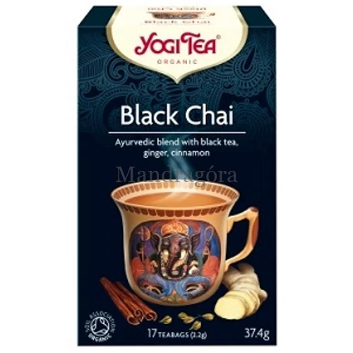 YOGI TEA FEKETE CHAI TEA 17x2G
