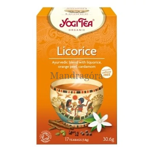 YOGI TEA ÉDESGYÖKÉR TEA    30,6g