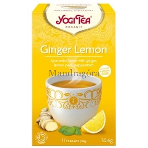 YOGI TEA CITROMOS GYÖMBÉR TEA 17x1,8G  (30,6G)