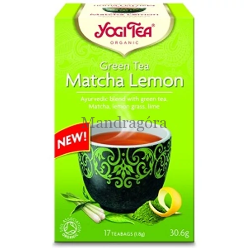 YOGI TEA ZÖLD MATCHA CITROM TEA    30,6g