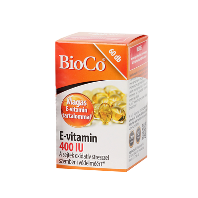 BioCo E-vitamin 400IU lĂĄgyzselatin kapszula 60x